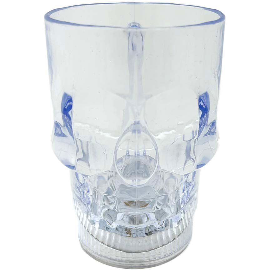 MUG SKULL CLEAR 11.8CM LIGHT UP