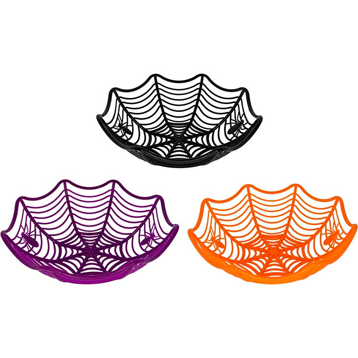 CANDY BOWL W/ SPIDER 28CM 3ASTD