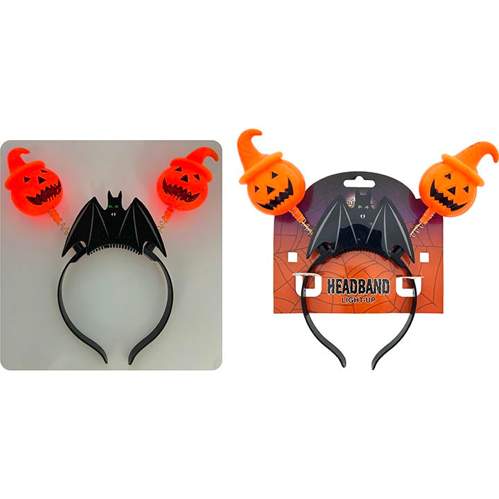 HEADBAND JACK-O LANTERN LIGHT UP