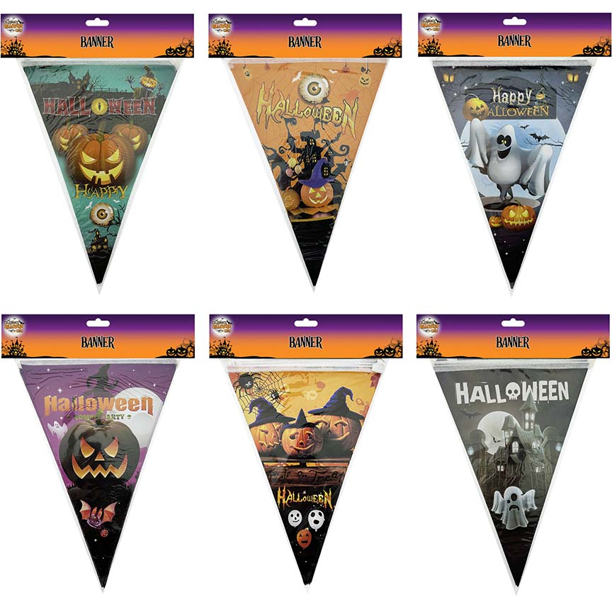 BANNER PAPER 8PC 7.5x11IN 10FT 6ASTD