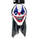 MASK CLOWN W/ TEETH HOOD