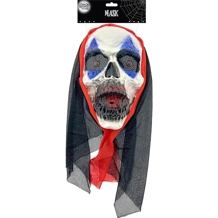 MASK HALLOWEEN W/ VEIL SKULL