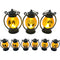 LANTERN MINI PDQ DISPLAY 3ASTD LIGHT UP