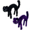 TINSEL CAT HN 18x15CM 2COL ASSTD