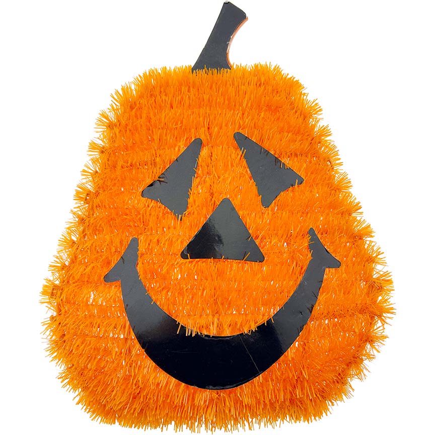 TINSEL JACK-O-LANTERN 35x27CM