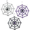 TINSEL SPIDER SPIDER WEB 42CM
