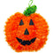 TINSEL JACK-O-LANTERN 28x27CM