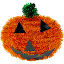 TINSEL JACK-O-LANTERN 3D 15x13.5CM