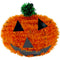 TINSEL JACK-O-LANTERN 3D 15x13.5CM