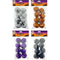 PUMPKIN GLITTER DECOR 8PC 5.4x3.9CM 4ASTD