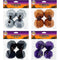 PUMPKIN GLITTER DECOR 4PC 6.8x4.8CM 4ASTD