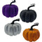 PUMPKIN GLITTER DECOR 13x9CM 4ASTD