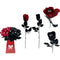 ROSE STEM W/ EYEBALL 16.5IN 2ASTD