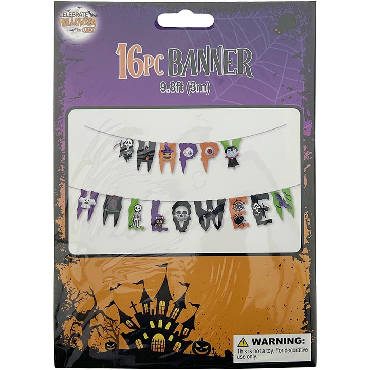 BANNER PAPER 16PC 5.1x7.1IN 10FT