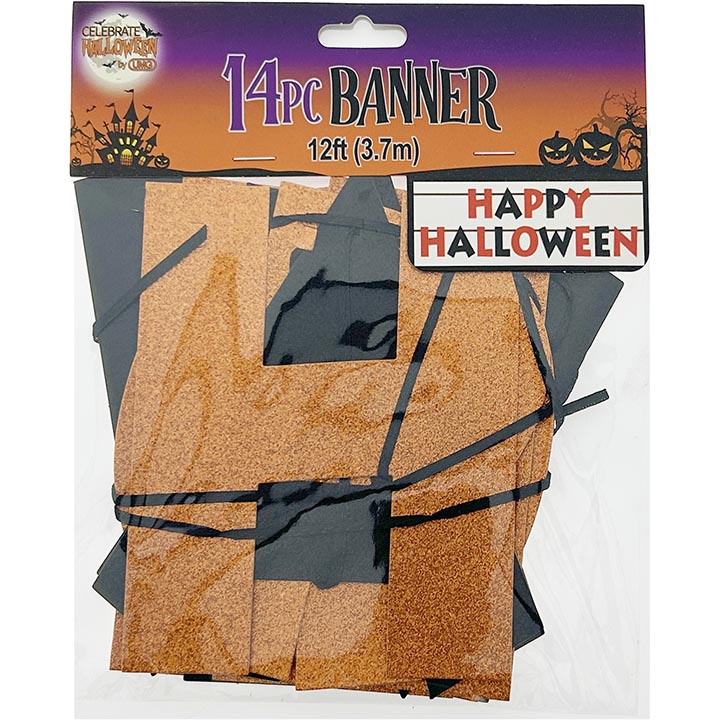 BANNER PAPER GLTR 14PC 5.1x4.7IN