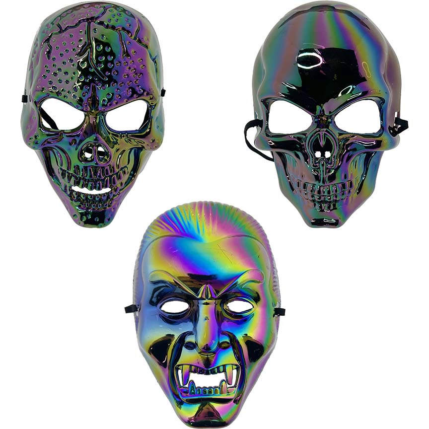 MASK SKULL ELECTROPLATED 3ASTD