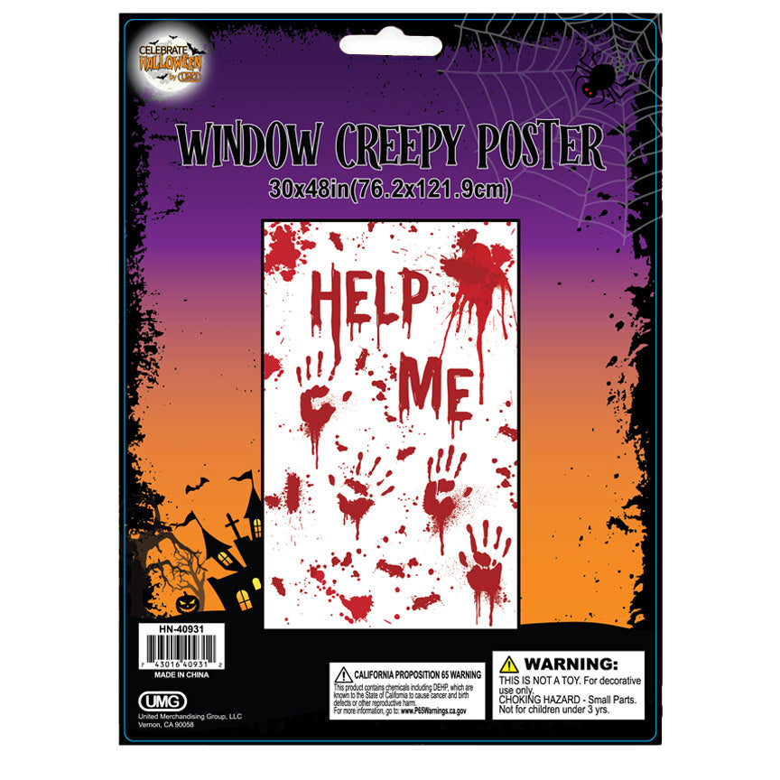 POSTER WINDOW HALLOWEEN 3ASTD