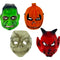 MASK HALLOWEEN PVC 4ASTD