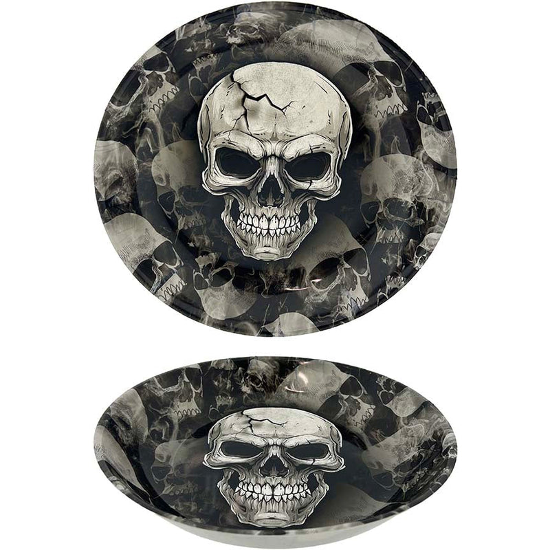 TRAY SKULL 31x4CM