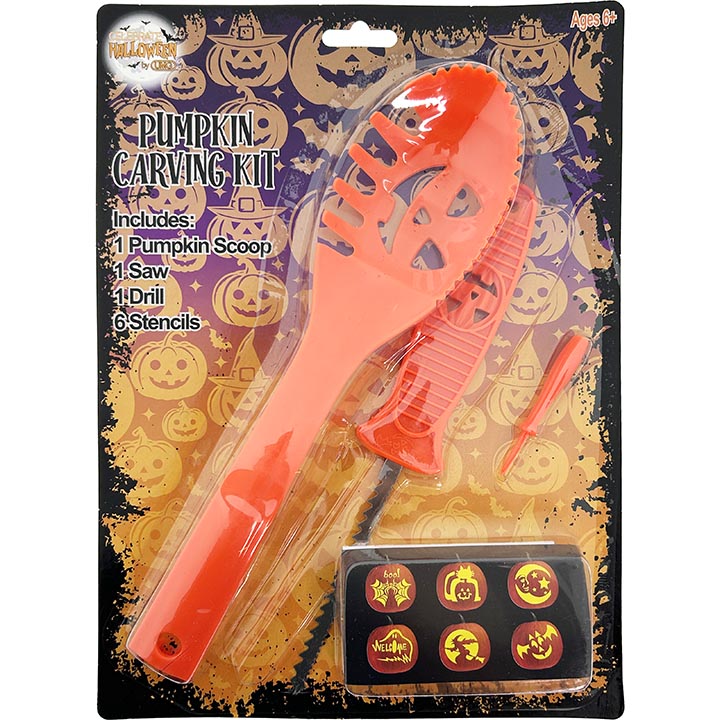 TOOL PUMPKIN CARVING SET 9PK