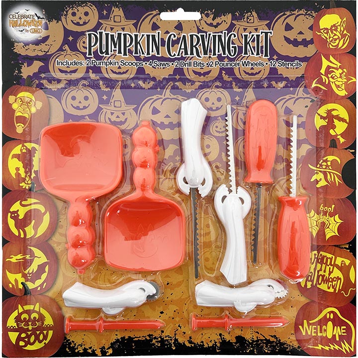 TOOL CARVING PUMPKIN  KIT 10PK