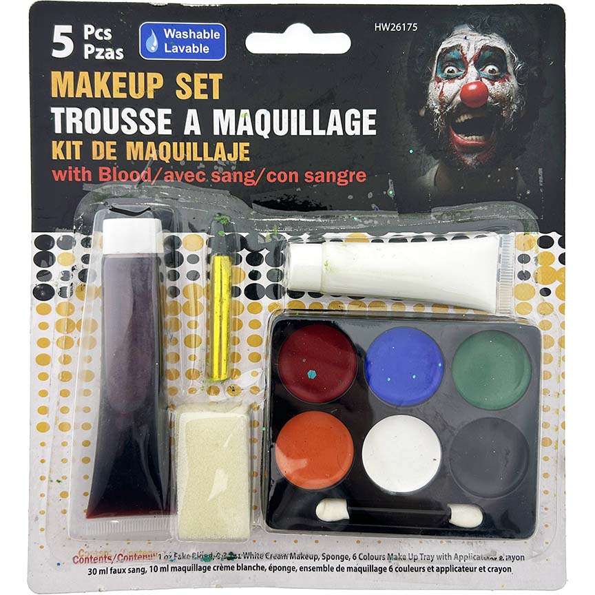 MAKE UP PAINT SET W/ BLOOD 4ASTD