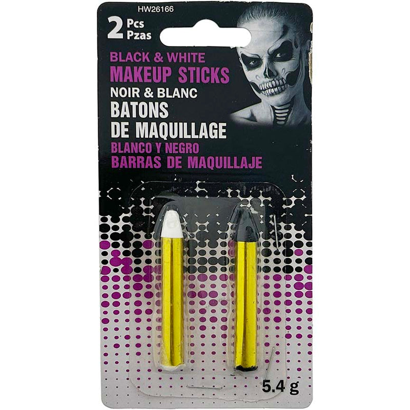 MAKE UP CRAYONS 2PK BLACK/WHITE