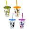 STRAW CUP HN 9x13CM 410ML 4ASTD