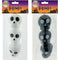 CANDY CONTAINER SKULL 3PC