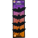 BAT PLASTIC 10CM 4PC BLACK