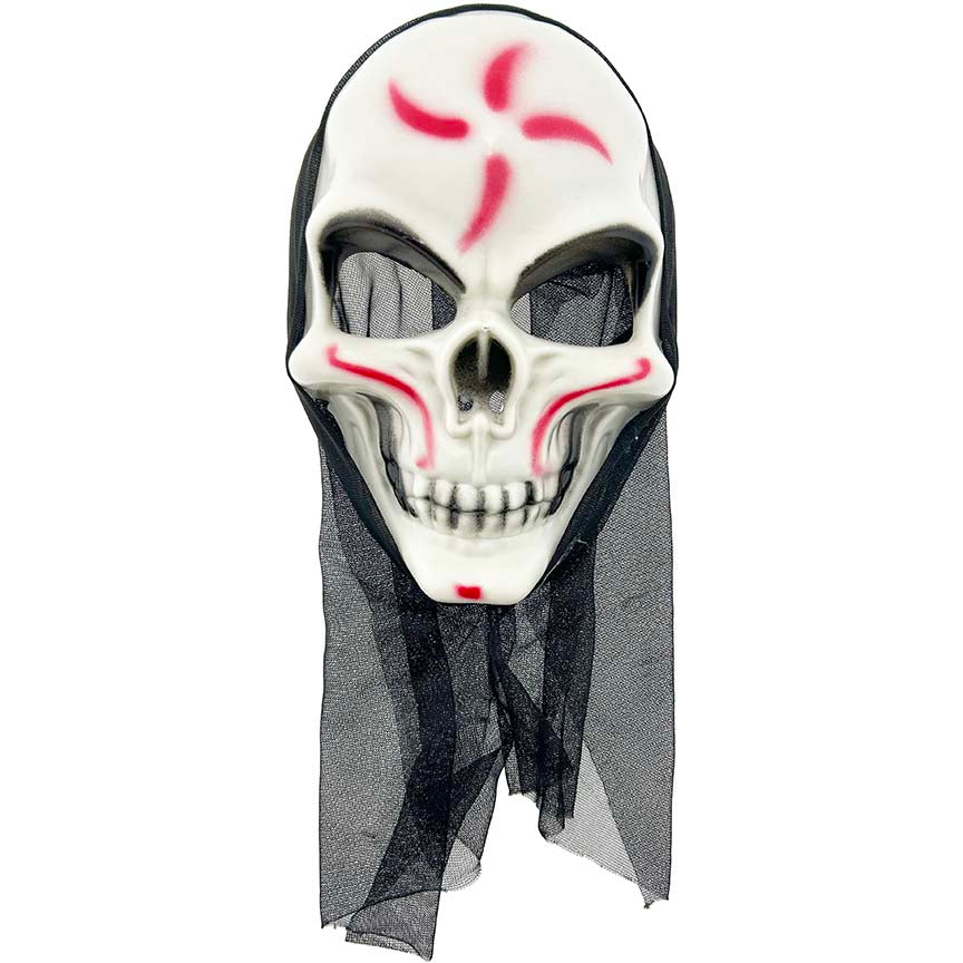 MASK HALLOWEEN SKULL W/ CLOTH