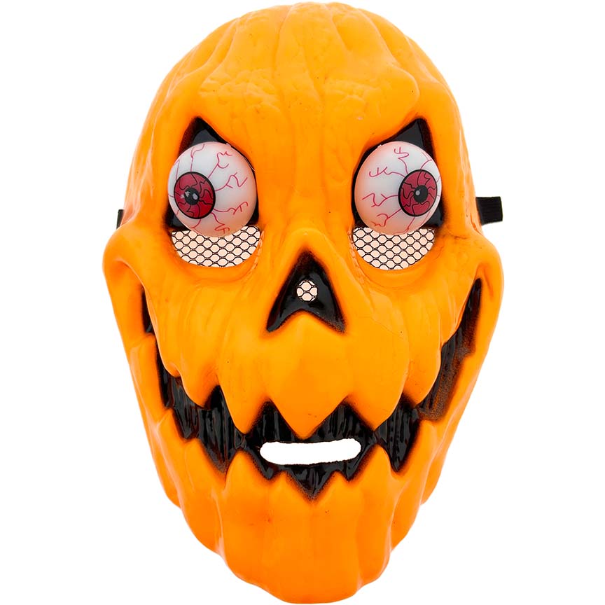 MASK HALLOWEEN MONSTER ORANGE