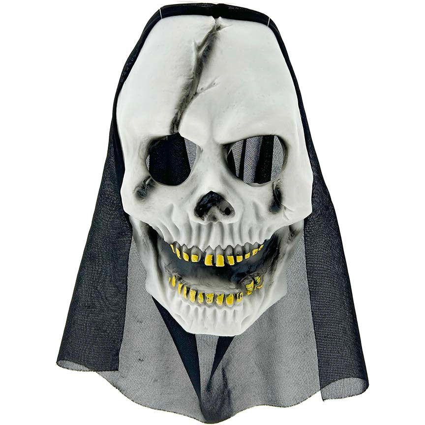 MASK HALLOWEEN SKULL W/ CLOTH