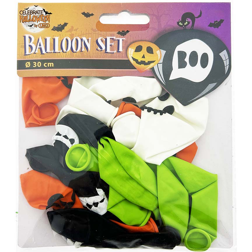 BALLOON LATEX HN 12PK 12IN PRINTED