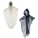 HANGING DECOR SKULL W/CLOTH 55x43CM