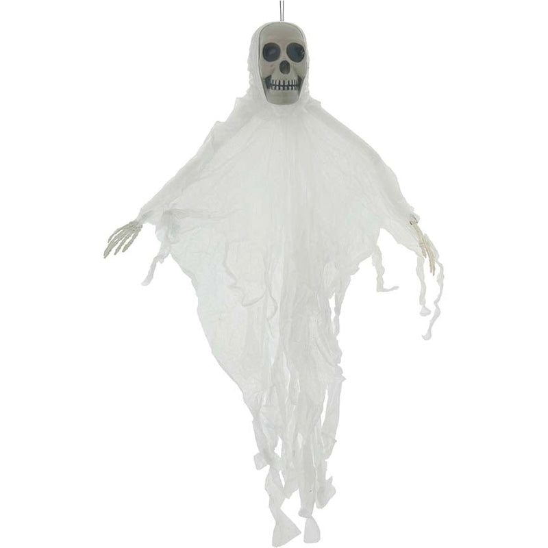HANGING DECOR SKULL GHOST 82x58CM