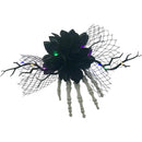 HAIR CLIP SKULL HAND W/FL LIGHT UP