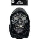 MASK HN SKULL GRAY LATEX W/ HOOD