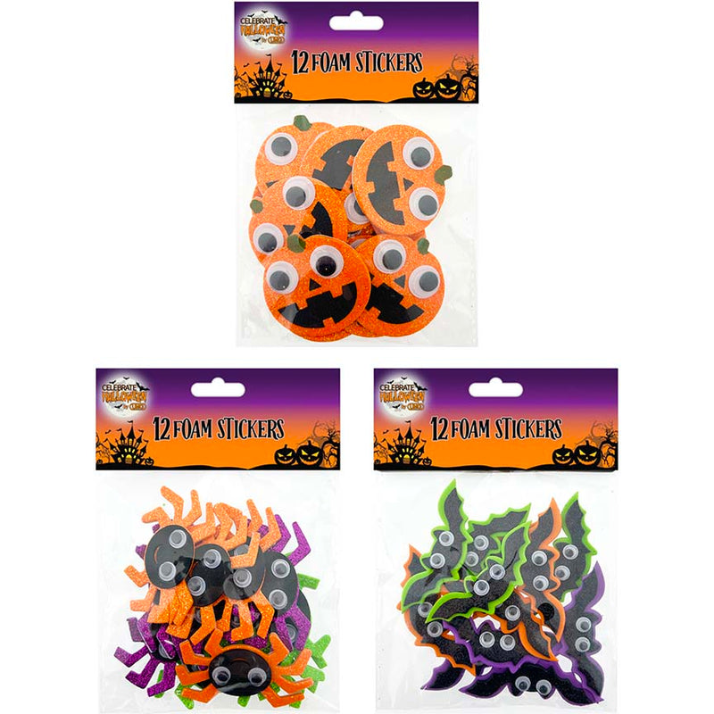 FOAM STICKER HN 3ASTD 12PK