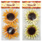 SUNFLOWER 2 COLORS 2PC 10CM