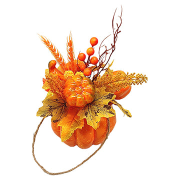 FALL PUMPKIN DECOR 8IN