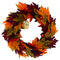 MAPLE LEAF WREATH 55CM