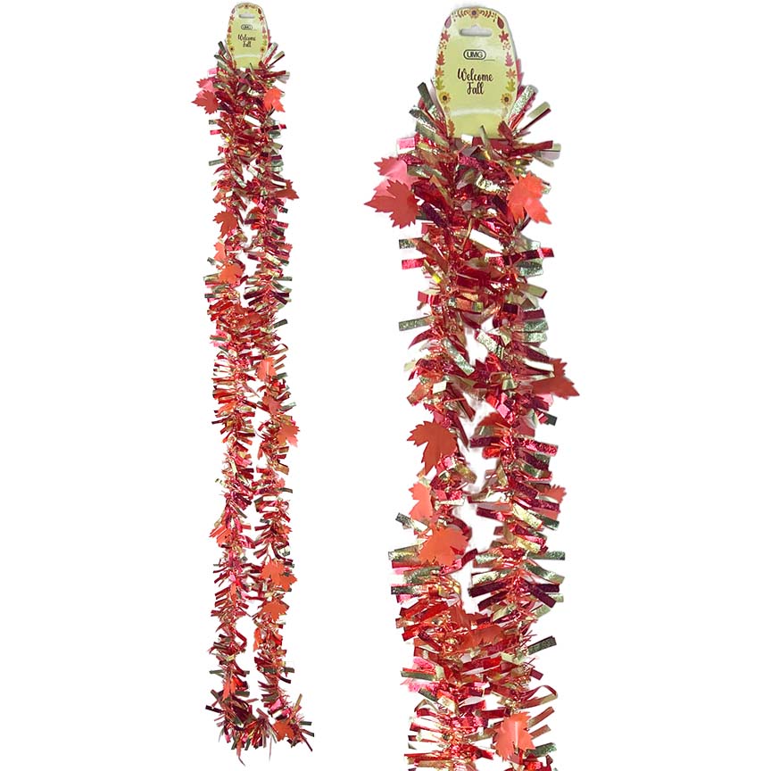 HARVEST TINSEL GARLAND 9FTx3PLY
