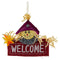 HARVEST SCARECROW WELCOME SIGN