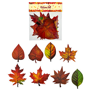 HARVEST LEAVES PRINT 6IN 15PK