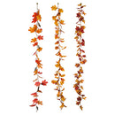 MAPLE LEAVES GARLAND BERRY 1.7M 3ASTD