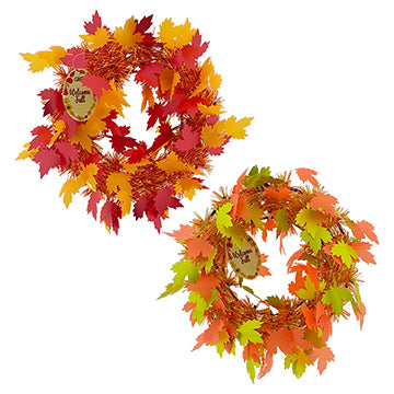 FALL WREATH 2ASTD 24CM