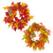 FALL WREATH 2ASTD 24CM