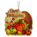 HARVEST THANKSGIVING PLAQUE FOAM 24.5CM