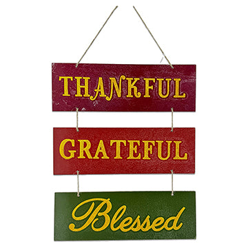 THANKFUL PLAQUE FOAM 28.5x30.5CM